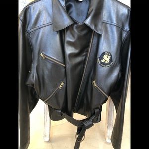 Sonia Rykiel Vintage Leather Motorcycle Jacket